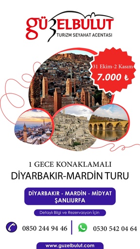 Diyarbakır - Mardin Turu